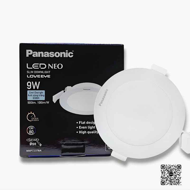 Đèn LED Âm Trần Panasonic Neo Slim 2G NNP72378A 9W | Đơn sắc